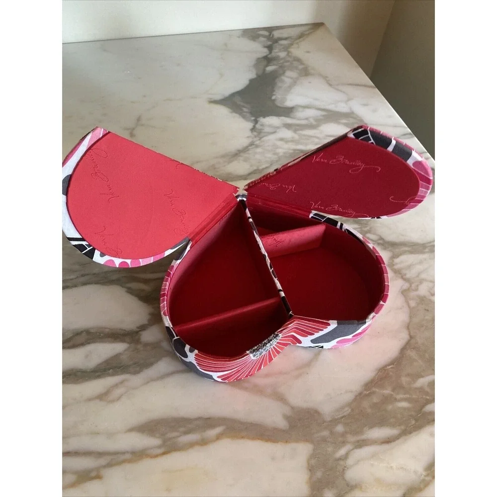 Vera Bradley Heart to Heart‎ Jewelry Case in Cheery Blossoms